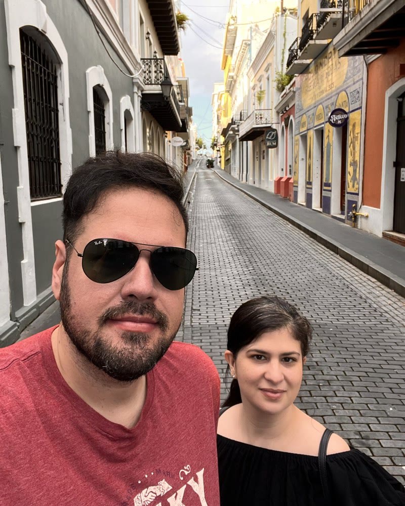 Marcio and Renata, Old San Juan, Puerto Rico, January 2022