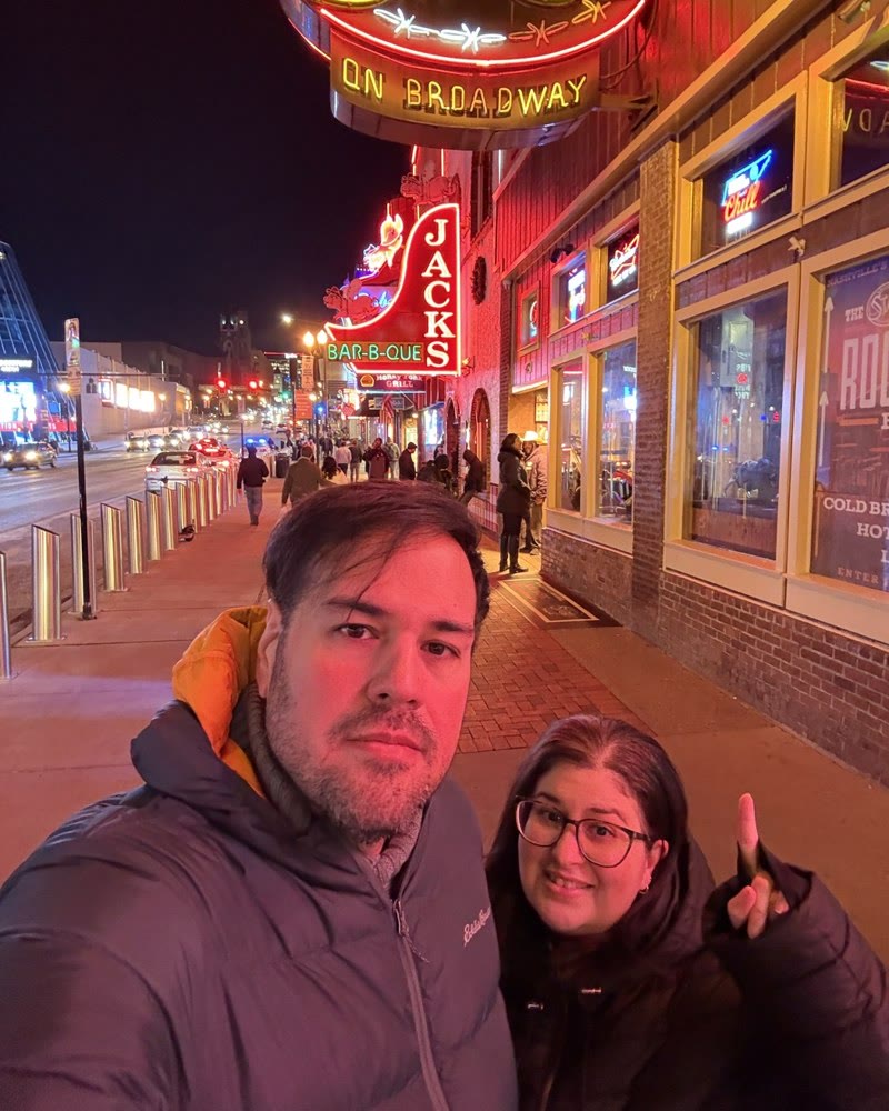 Marcio and Renata, Nashville, January 2025