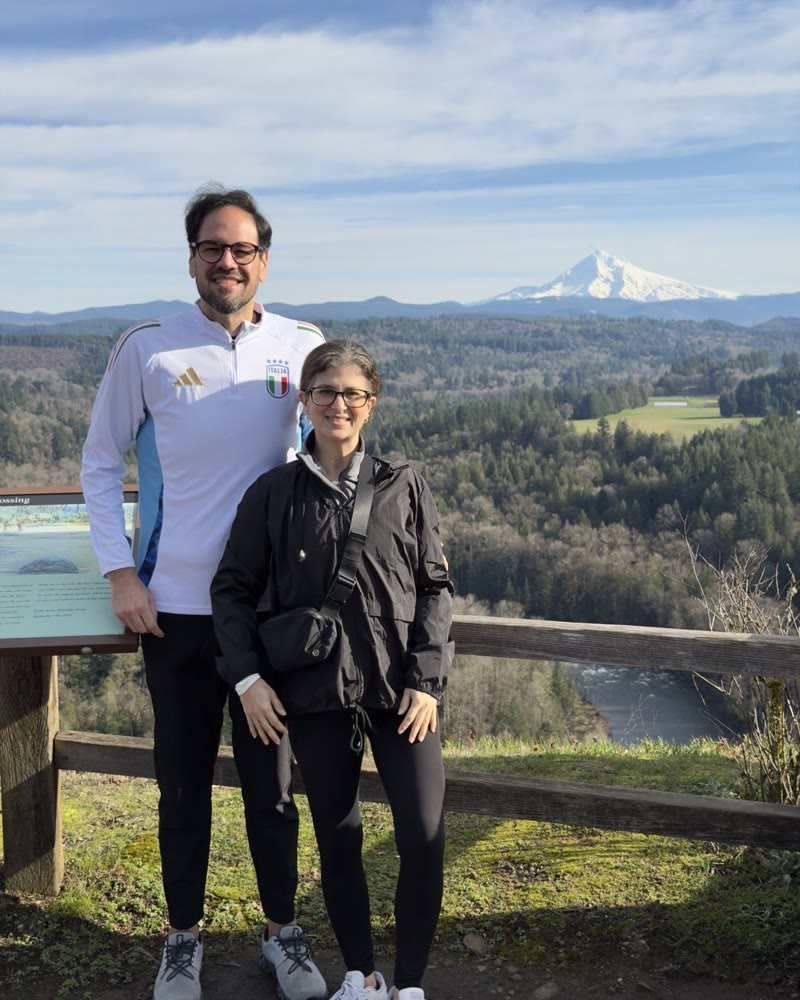 Marcio and Renata, Mount Hood, January 2026